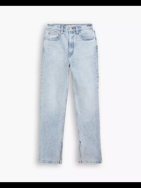 NWOT Levi's 70's High Rise Slim Straight Women's Jeans - Light Indigo Size 29x29